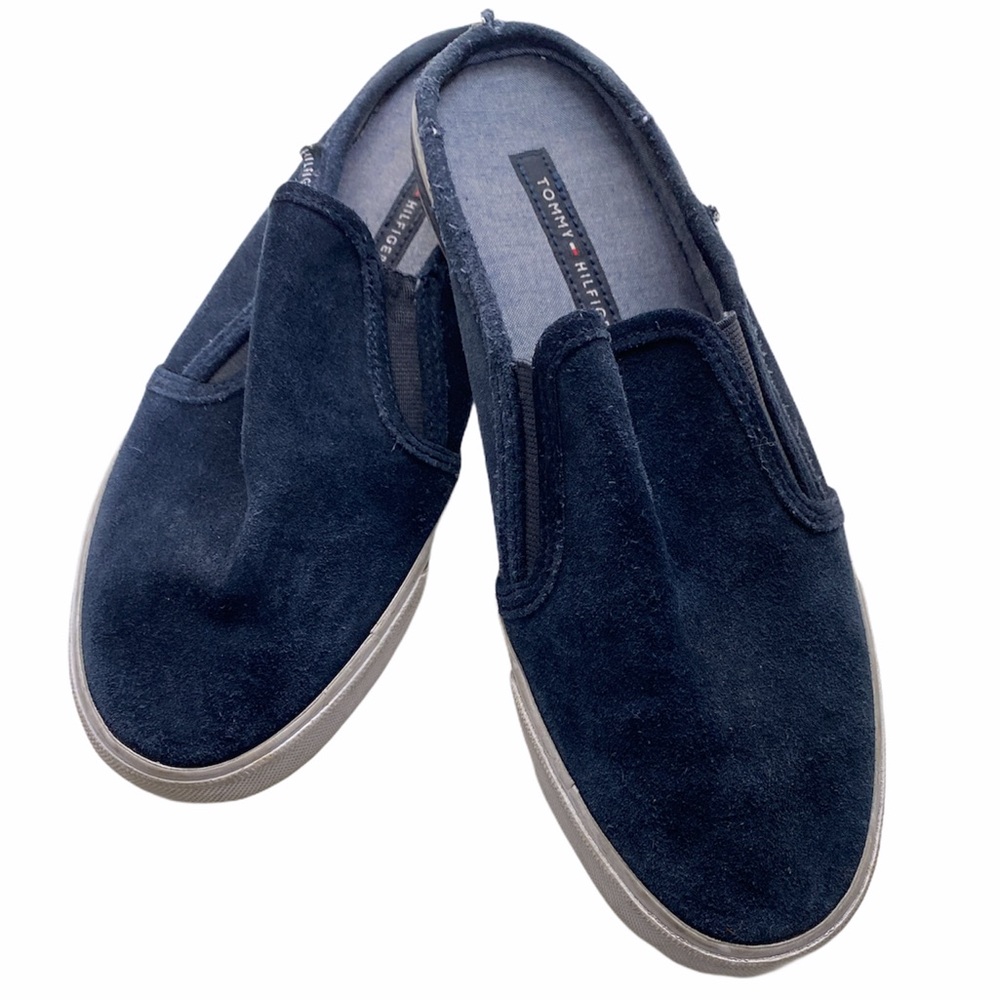 Tommy Hilfiger Navy Slip On Sneaker Mules / Slides